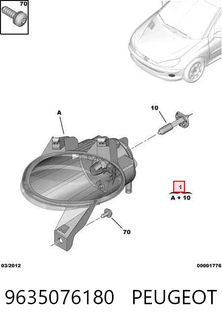 Lampa przeciwmgielna lewa Fiat/Alfa/Lancia 6002001917 cena, od 34,05 USD