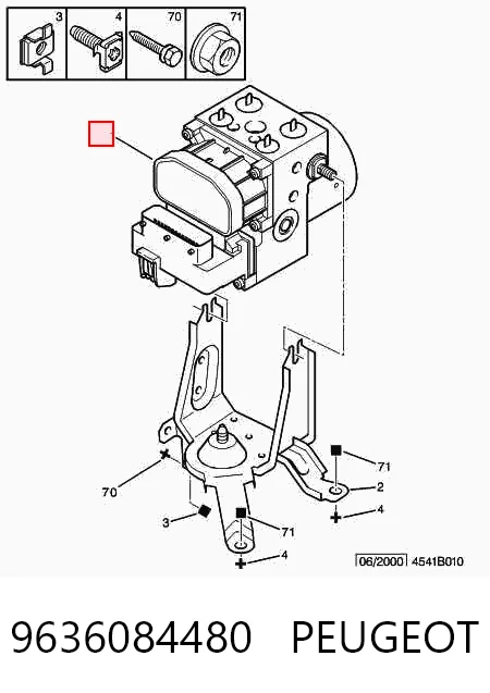 Sterownik ABS  hydrauliczny Citroen Xsara hatchback (N1) (1997 - 2005) cena, od 27,06 USD