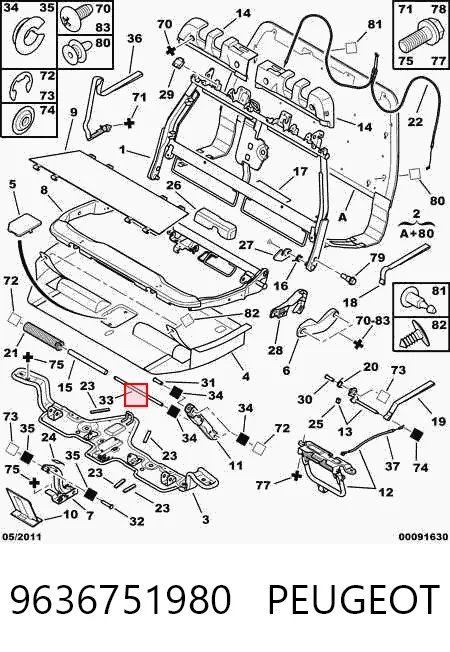 Atrapa chłodnicy do Citroen C5 I DC