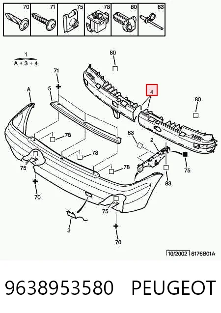 Do koszyka Zderzak tylny Citroen Xsara  N1