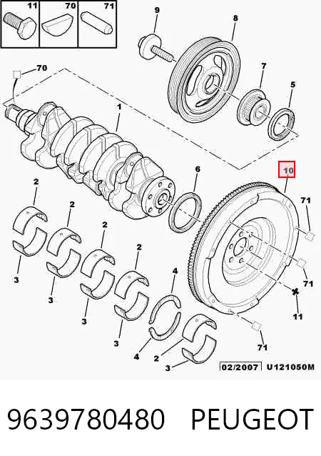 Koło zamachowe silnika Peugeot Partner I minivan (5F) (1996 - 2008) cena, od 166,15 USD