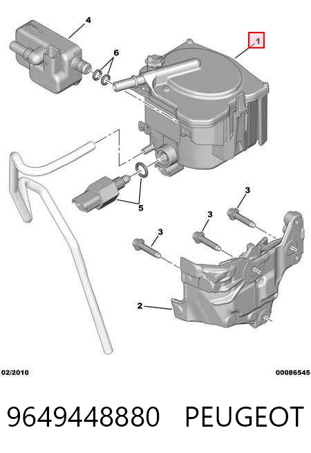 9649448880 Peugeot/Citroen Filtr paliwa