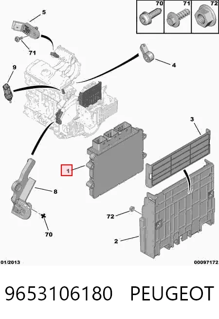 Sterownik silnika Citroen C3 I hatchback (FC) (2002 - 2009) cena, od 156,69 USD