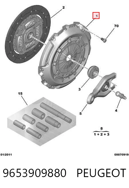 Do koszyka 124037610 VAG Docisk sprzęgła