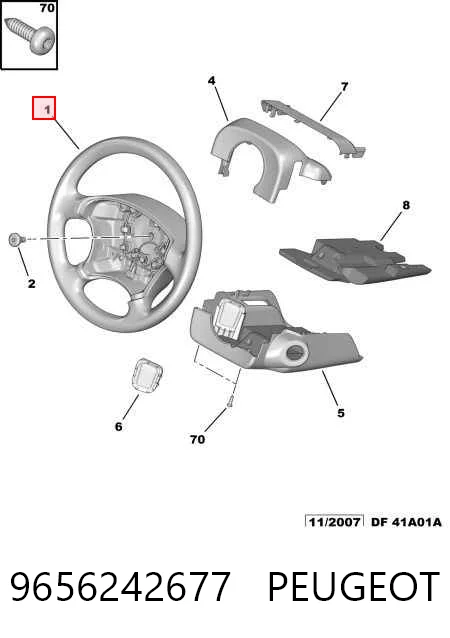 Kierownica do Peugeot 407 SW 6E
