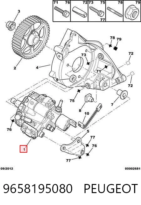  Pompa wtryskowa wysokiego ciśnienia Peugeot 406 