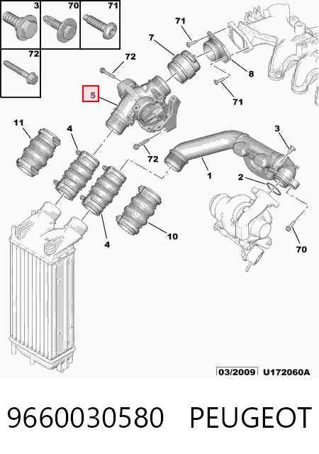 Zawór przełączający systemu doprowadzenia powietrza VAG 9660030580 cena, od 56,18 USD