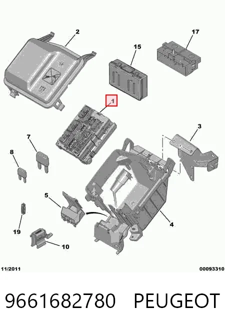Skrzynka bezpieczników do Peugeot Expert  VF3