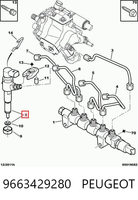 Wtryskiwacz paliwa SU00100836 Toyota