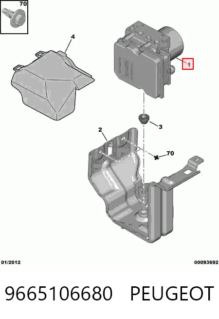 Sterownik ABS  hydrauliczny Citroen C4 GRAND PICASSO I minivan (UA) (2006 - 2013) cena, od 58,53 USD