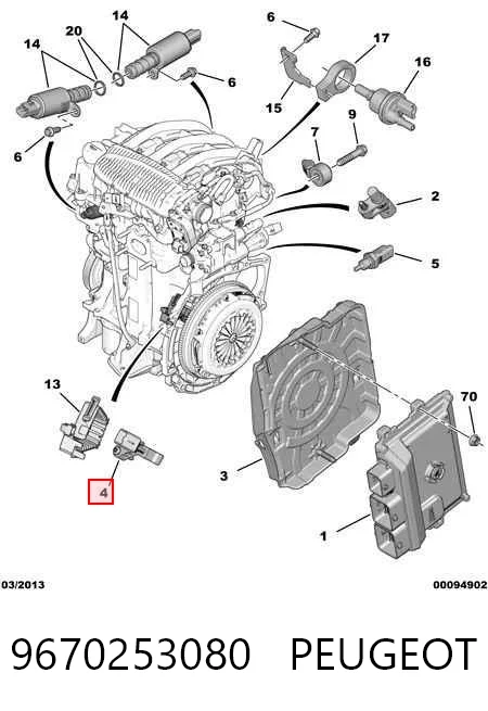Czujnik położenia wału korbowego Opel Corsa F hatchback (P2JO) (2019 - 2026) cena, od 31,63 USD