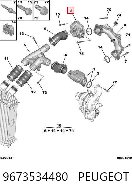 9673534480 Peugeot/Citroen