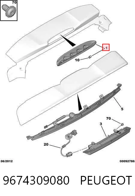 9674309080 Peugeot/Citroen