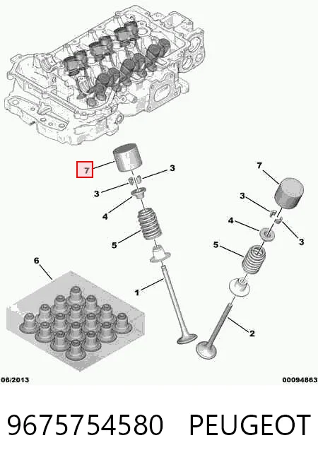 Kupić Kompensator hydrauliczny (popychacz hydrauliczny), popychacz zaworu Peugeot 5008 II w dobrej cenie