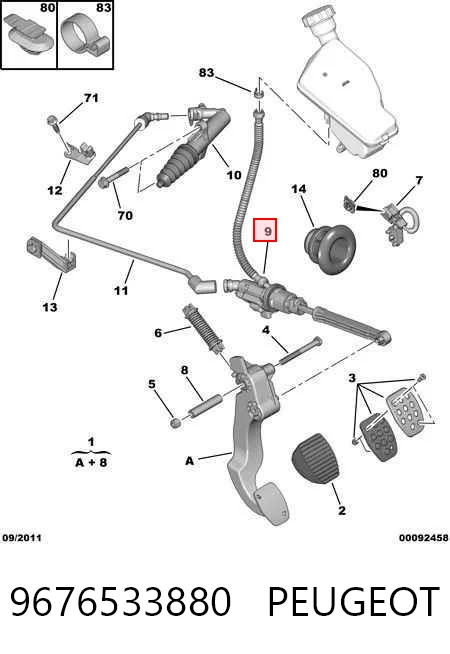 9676533880 Peugeot/Citroen