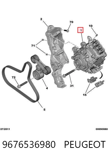 9676536980 Peugeot/Citroen