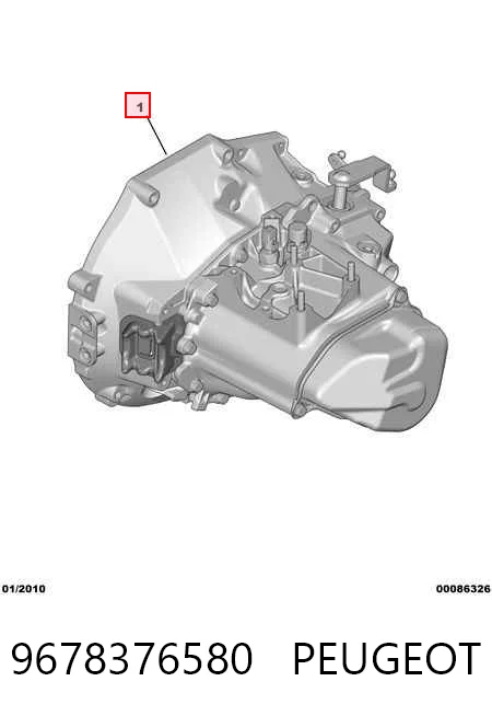 Mechaniczna skrzynia biegów w komplecie Peugeot 208 I hatchback (CA, CC) (2012 - 2021) cena, od 253,73 USD