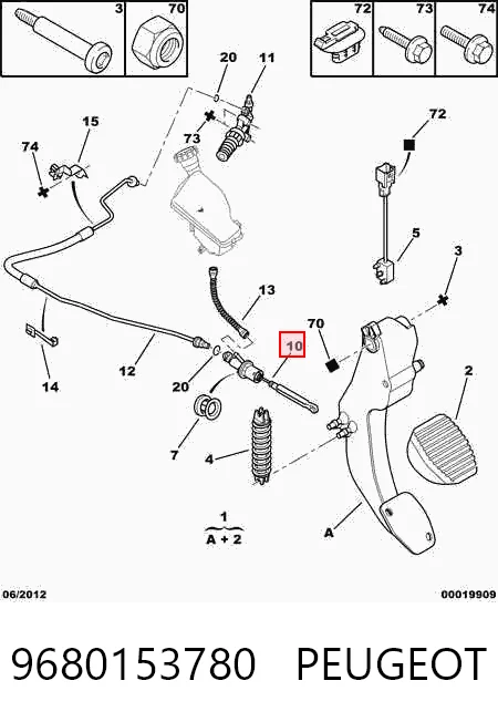  Cylinder sprzęgła główny Citroen C3 1