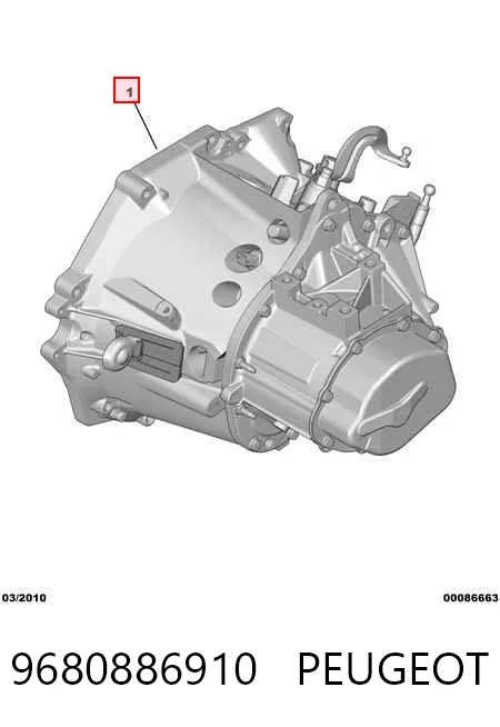  Mechaniczna skrzynia biegów w komplecie Citroen C4 1
