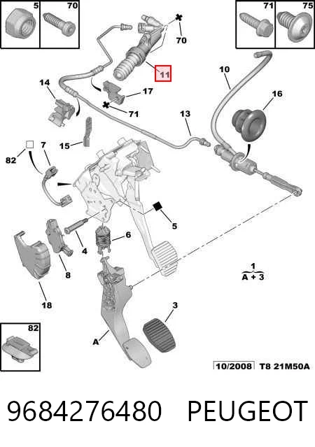  Cylinder roboczy sprzęgła Fiat Scudo 
