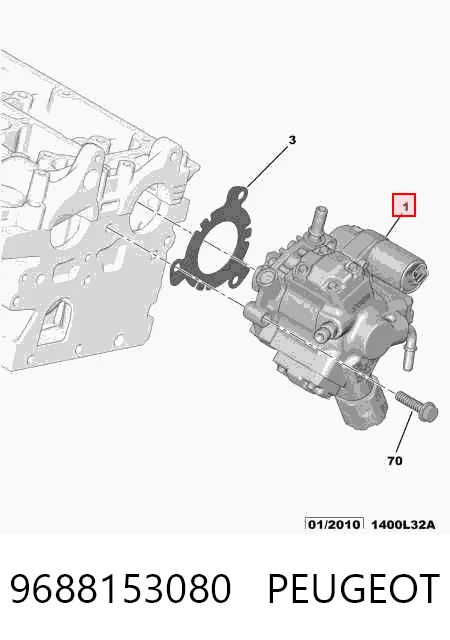Do koszyka 1231954 Ford Pompa wtryskowa wysokiego ciśnienia