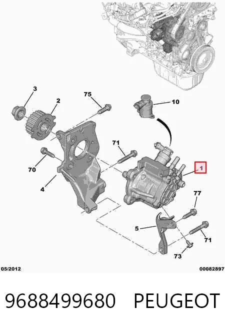 Pompa wtryskowa wysokiego ciśnienia Citroen C-Elysee sedana (2013 - 2026) cena, od 112,75 USD