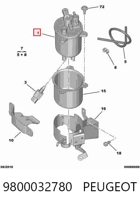 9800032780 Peugeot/Citroen