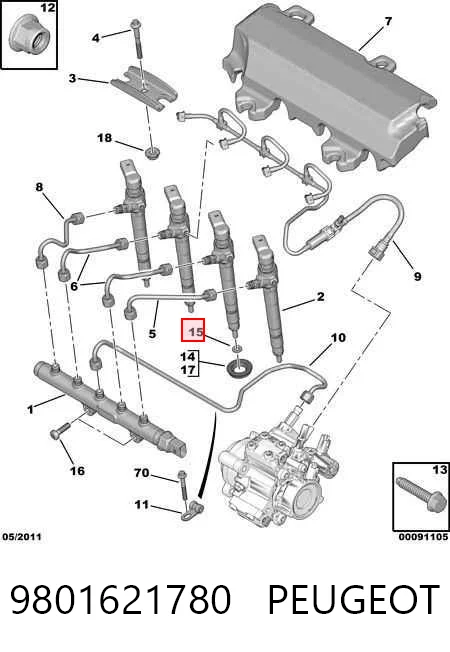 9801621780 Peugeot/Citroen