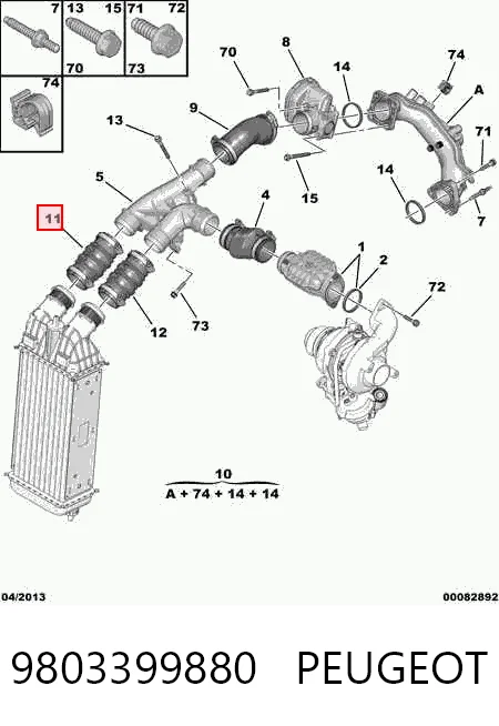 9803399880 Peugeot/Citroen