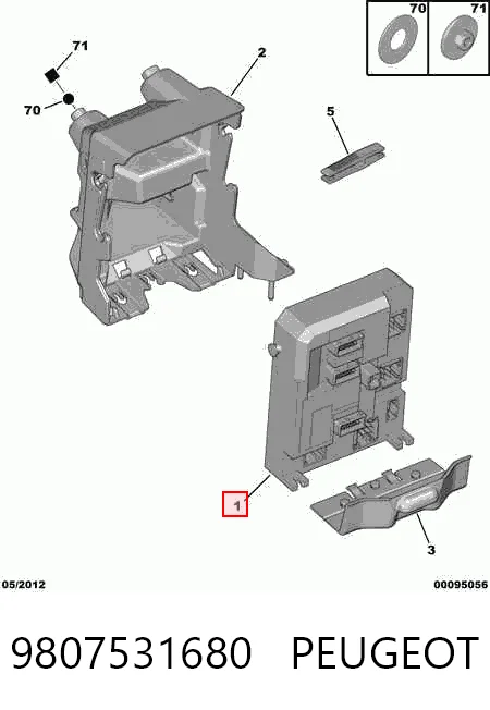 Skrzynka bezpieczników do Peugeot 301  