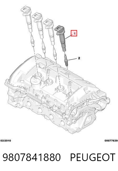 9807841880 Peugeot/Citroen Cewka zapłonowa