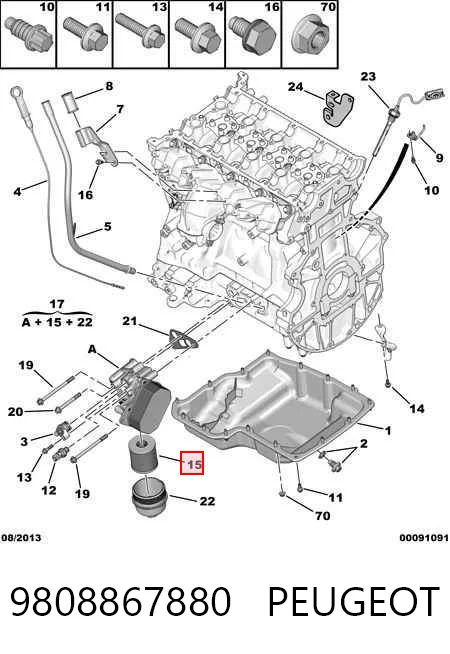 9808867880 Peugeot/Citroen
