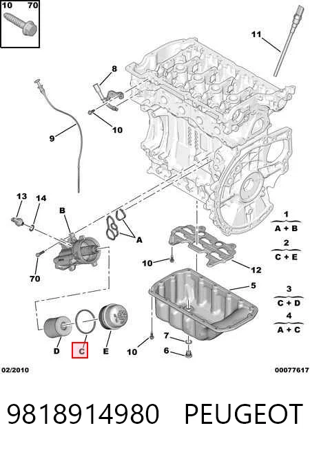 9818914980 Peugeot/Citroen Filtr oleju