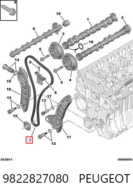 9822827080 Peugeot/Citroen
