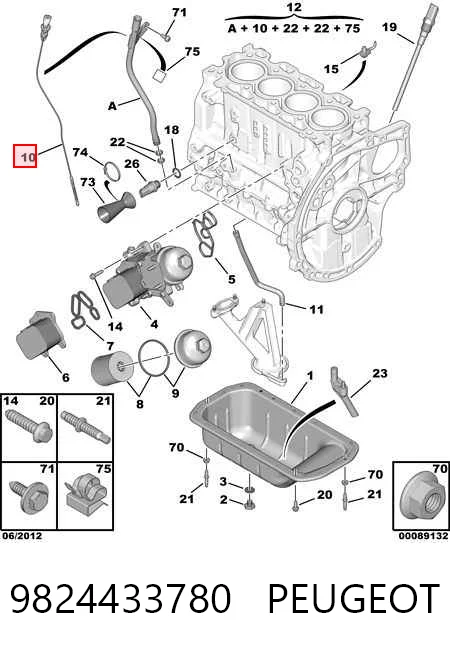 9824433780 Peugeot/Citroen