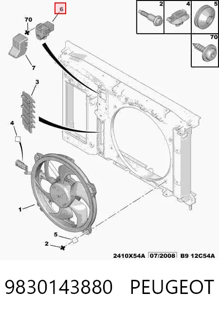 9830143880 Peugeot/Citroen