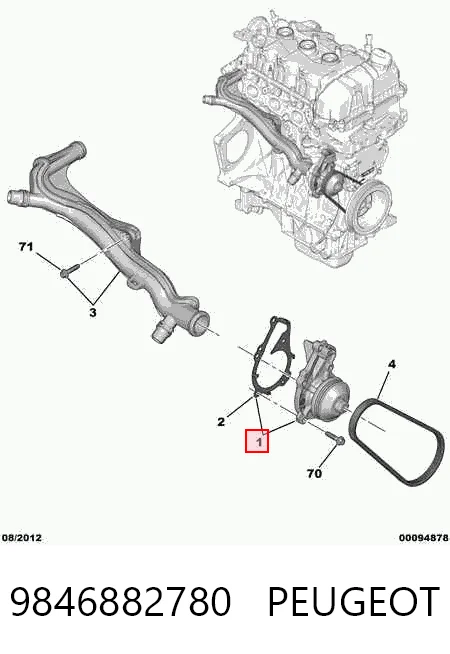9846882780 Peugeot/Citroen