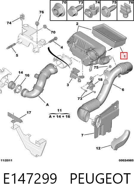 E147299 Peugeot/Citroen