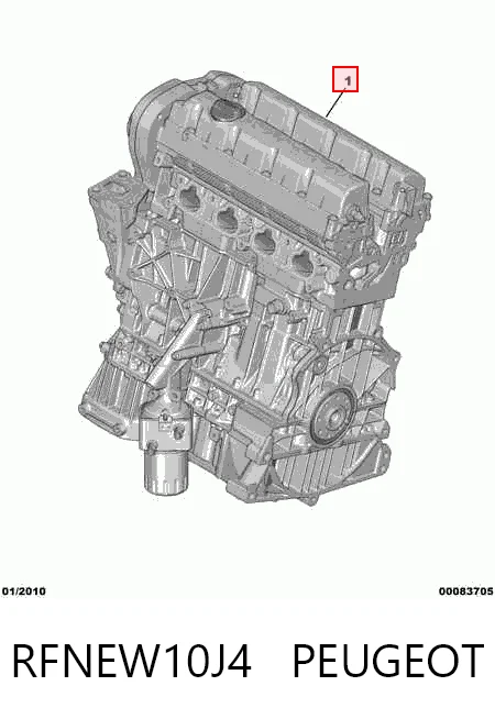 Do koszyka Silnik w komplecie Peugeot 406  8C
