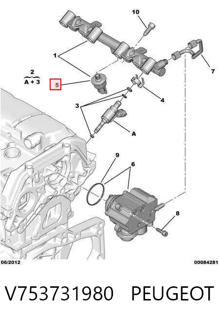 Do koszyka Czujnik ciśnienia paliwa BMW X6  E71