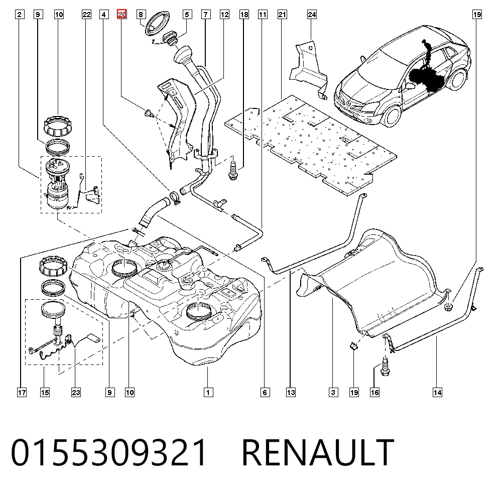 0155309321 Renault (RVI)