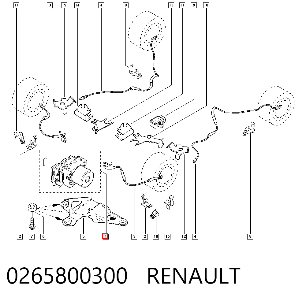 Sterownik ABS  hydrauliczny Renault Scenic II minivan (JM0, JM1) (2003 - 2009) cena, od 28,94 USD