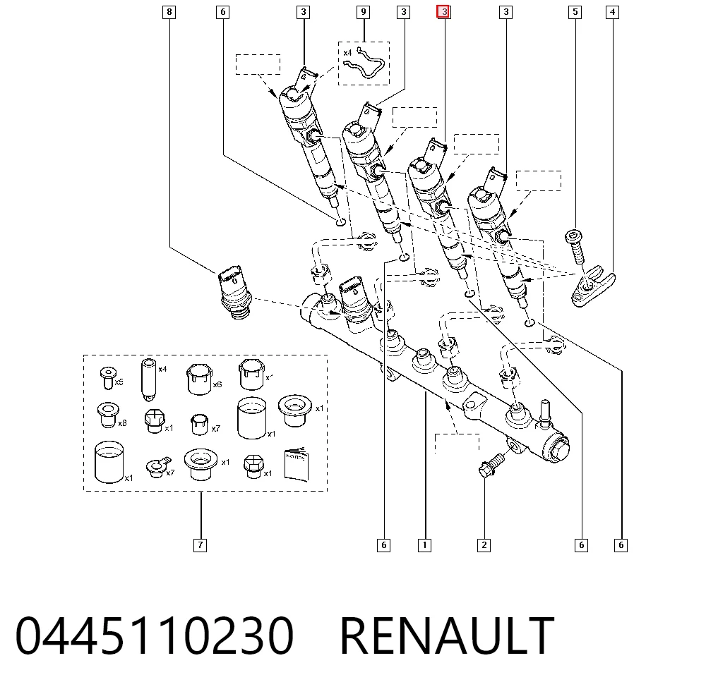 Wtryskiwacz paliwa Suzuki Grand Vitara 