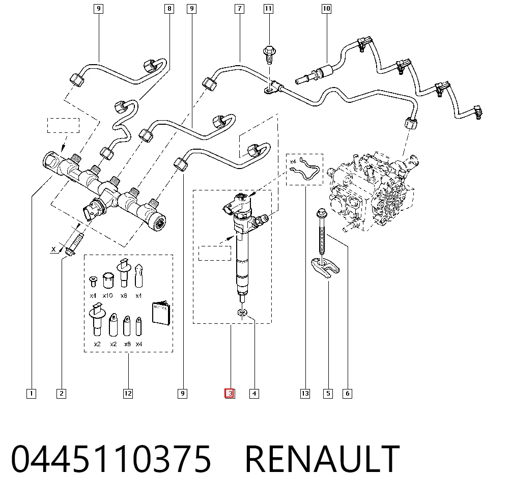 Wtryskiwacz paliwa General Motors 95518865 cena, od 199,20 USD