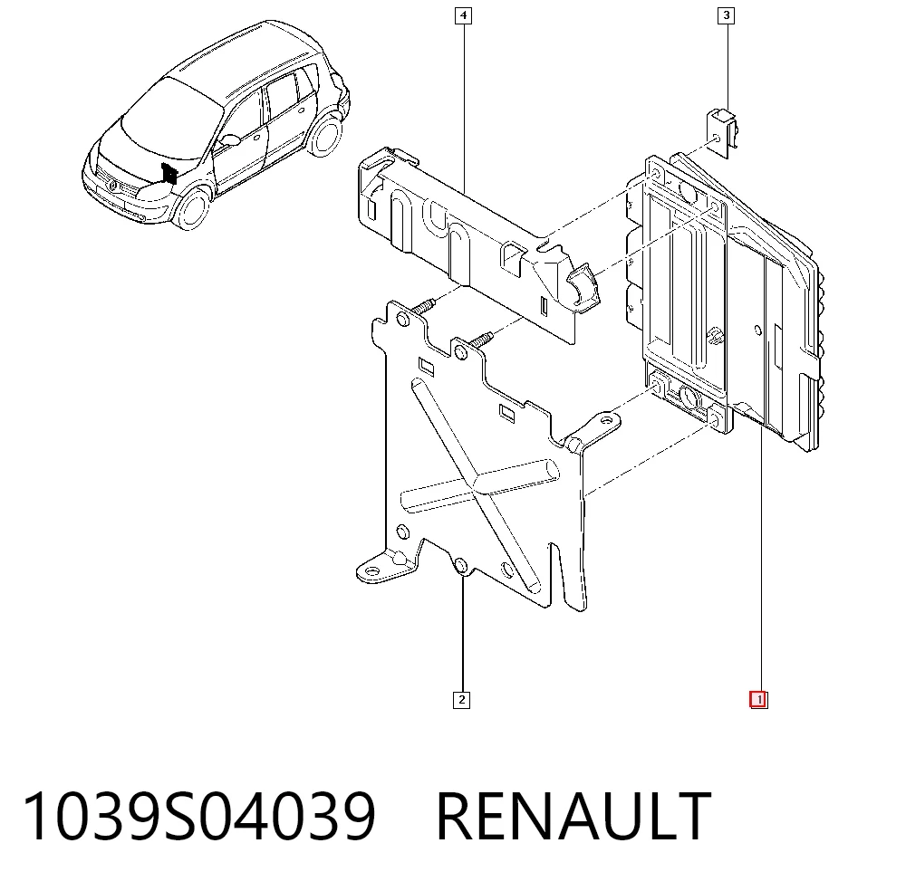 Sterownik silnika Renault Scenic II minivan (JM0, JM1) (2003 - 2009) cena, od 32,35 USD