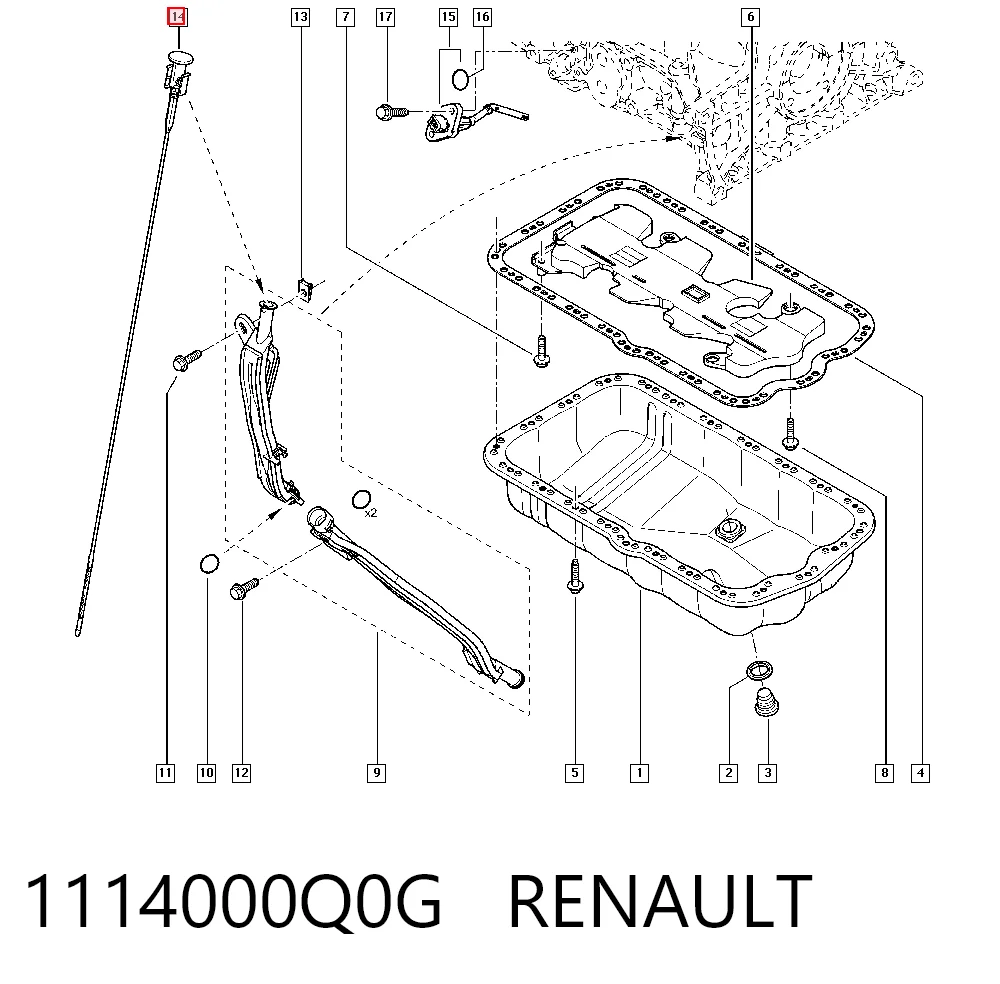 1114000Q0G Renault (RVI)
