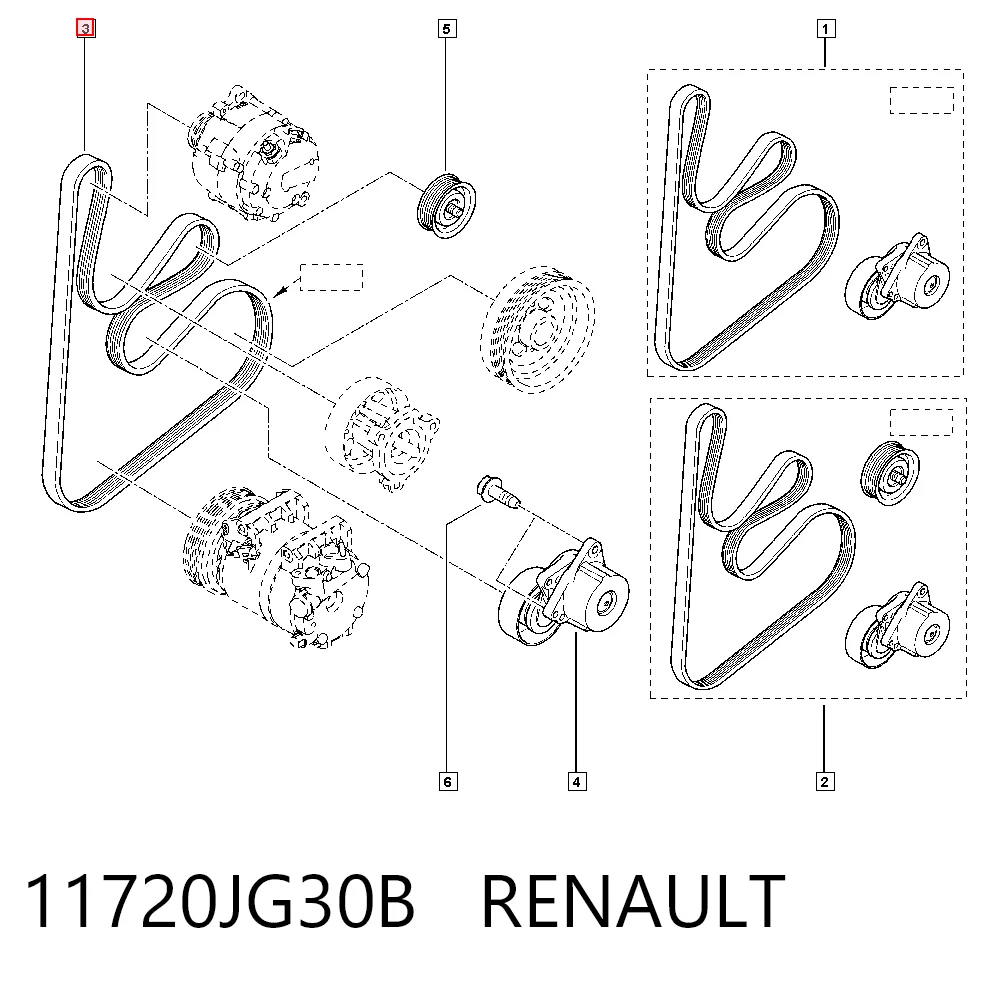 Pas napędowy mechanizmów Peugeot/Citroen 1609323280 cena, od 21,15 USD