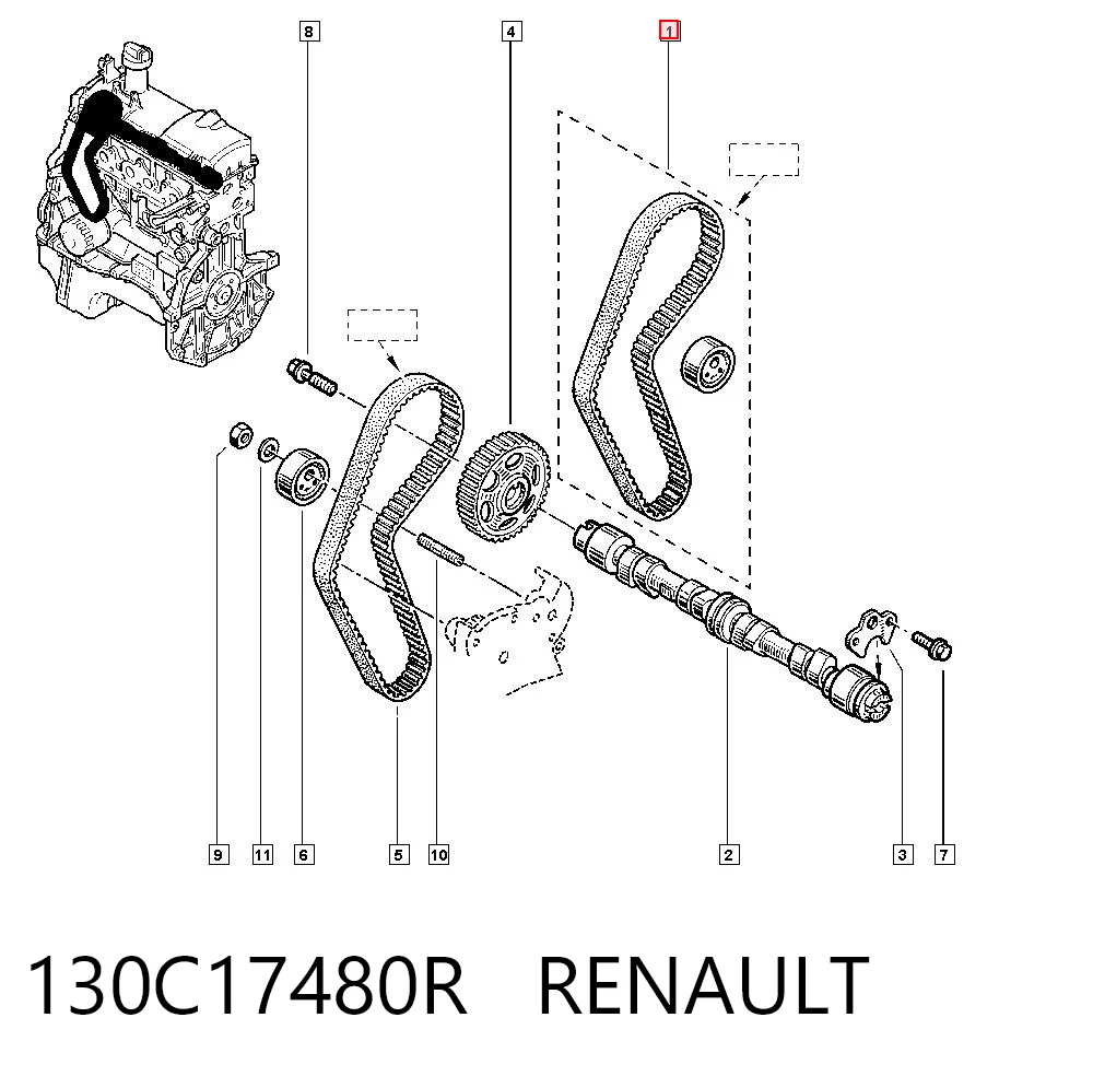 130C17480R Renault (RVI)