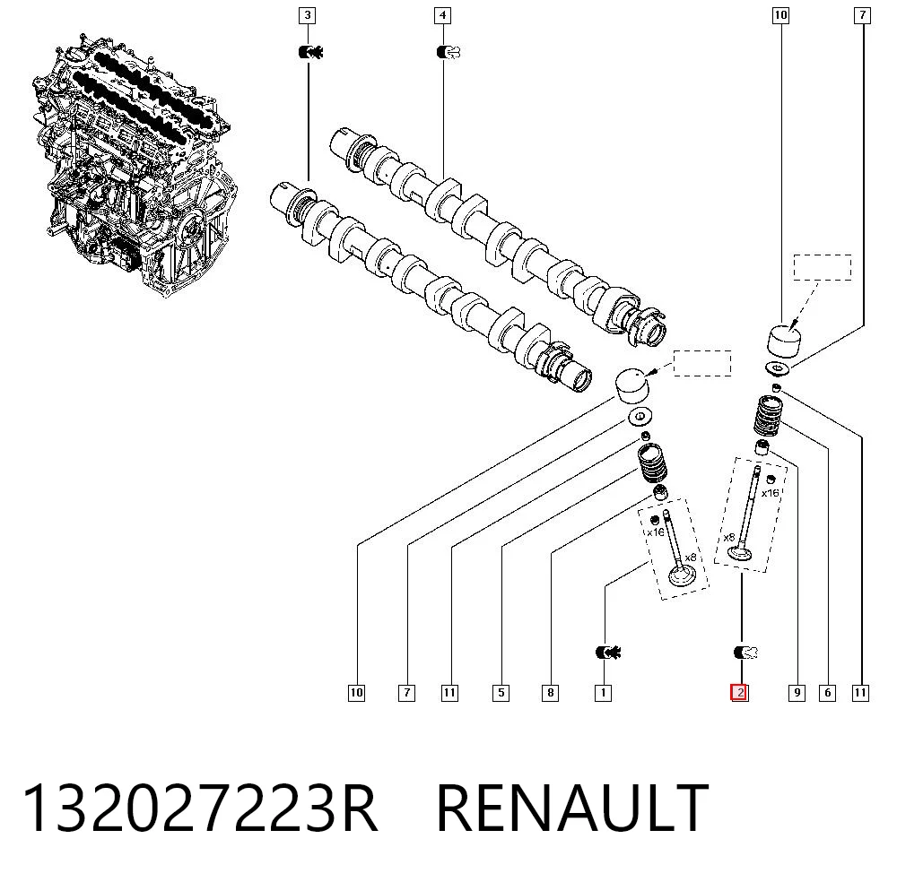 132027223R Renault (RVI)