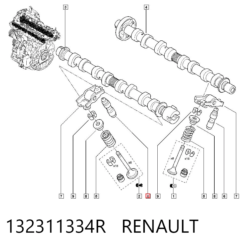 132311334R Renault (RVI)